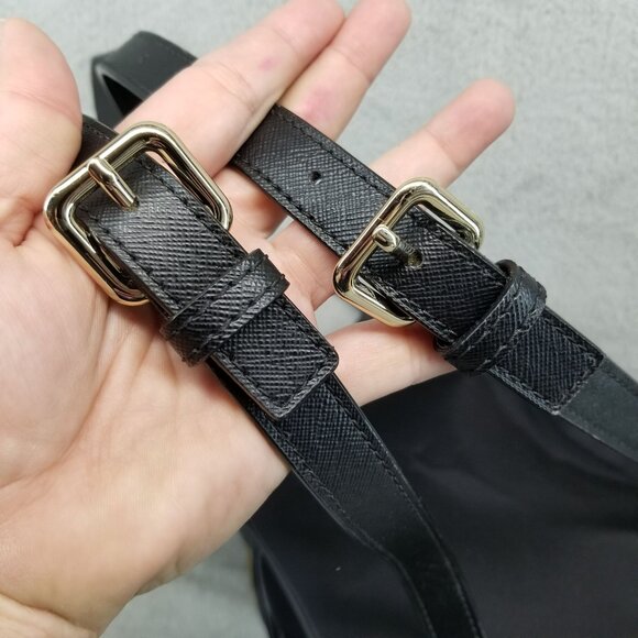 Kate Spade Purse Womens Black Nylon Bradley Wilson Road Backpack 11x9x6 - Picture 8 of 15